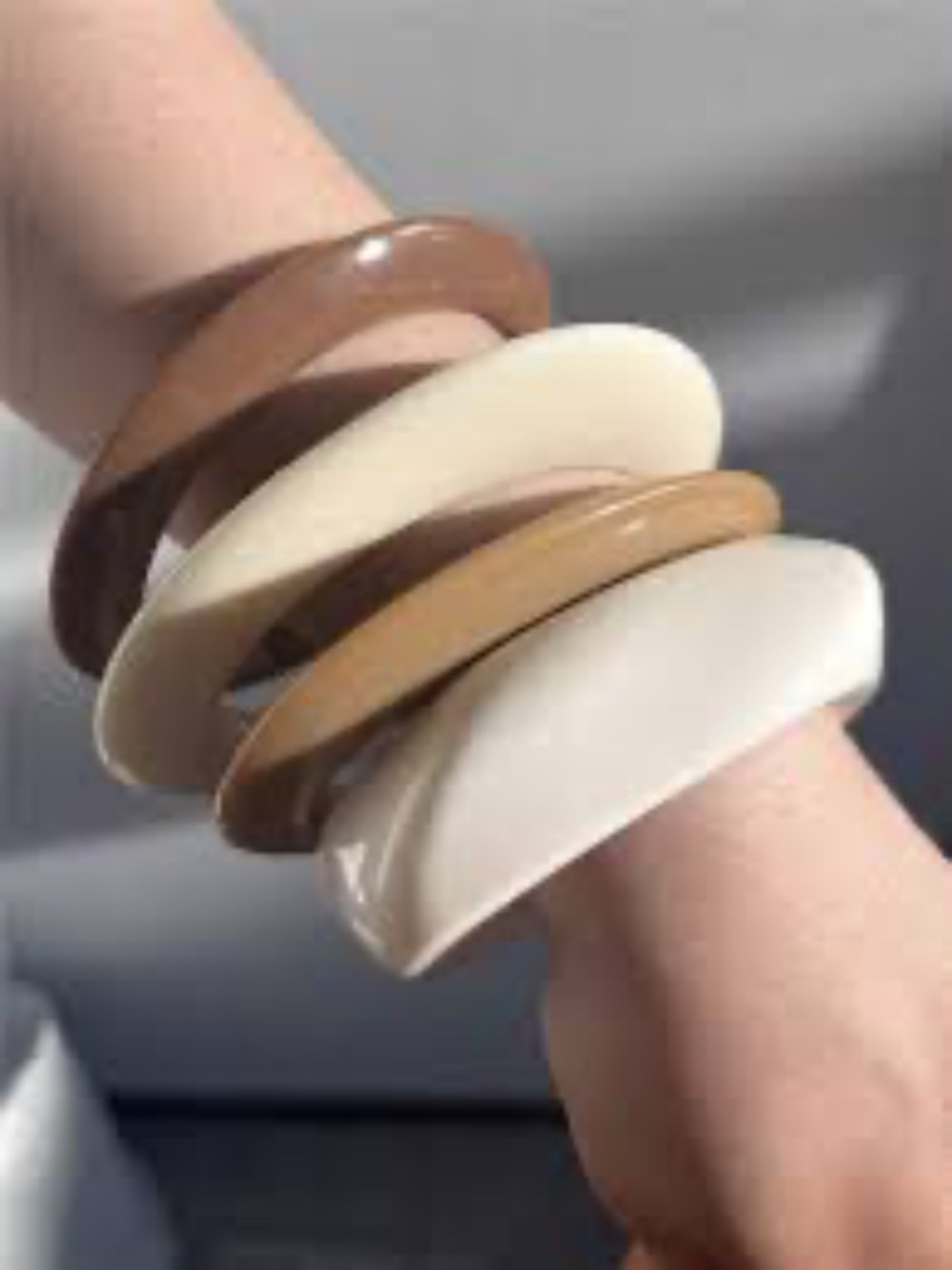 NWT Zara Pack of 4 Rigid Resin Bracelets